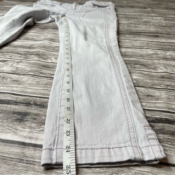 Pilcro and the Letterpress Tuxedo Seam Slim Straight Leg Jeans 27 Light Purple - Picture 12 of 12